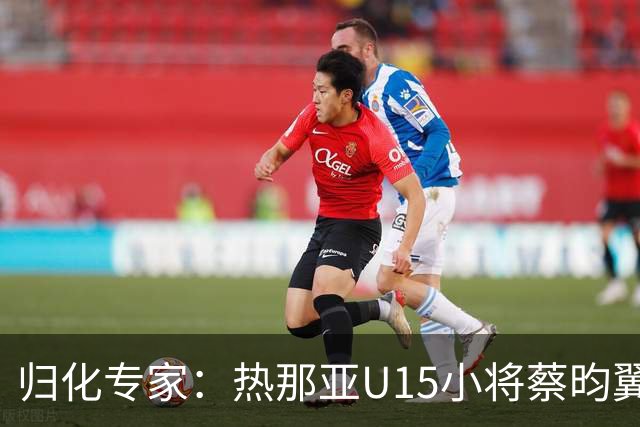 归化专家：热那亚U15小将蔡昀翼是浙江人，足协成功从意大利抢人